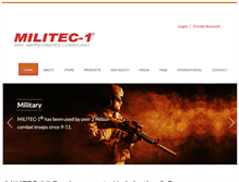 Tablet Screenshot of militec-1.com